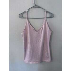 NWT Express womens size large light pink best loved cami stretch tank top